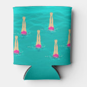 Kunstmatige zwemmers - gesynchroniseerde zwemmen blikjeskoeler (Voorkant)