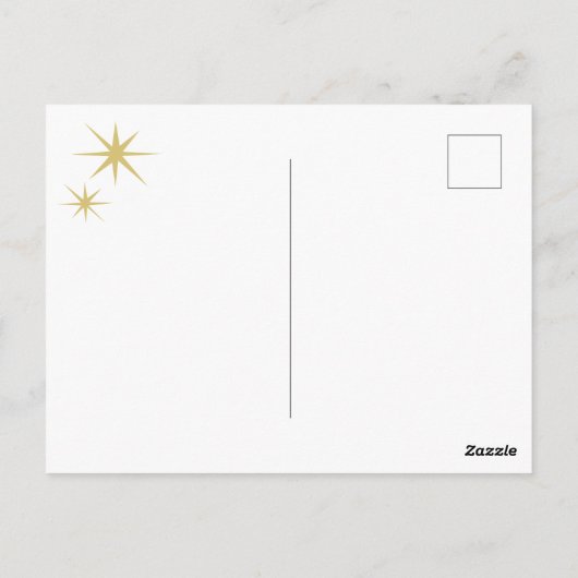 Kunstmatige zwemmers Illustratie kerstfeestdag Briefkaart (Achterkant)