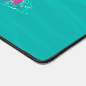 Kunstmatige zwemzwemmers onder water bureaumat (Hoek)