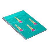 Kunstmatige zwemzwemmers onder water notitieboek (Rechterzijde)