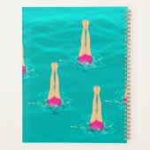 Kunstmatige zwemzwemmers onder water planner (Achterkant)