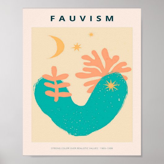 kunstmatisse, moderne kunst; poster (Voorkant)