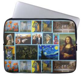 Kunstmeesterwerken, Blauw Laptop Sleeve