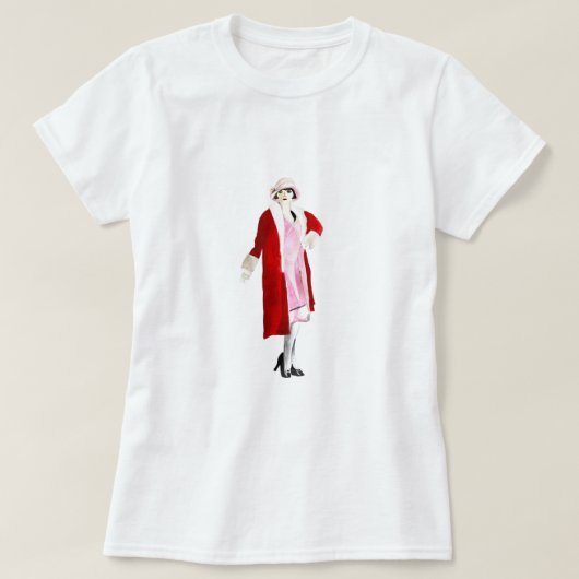 kunstmeisjes t-shirt (Design voorkant)