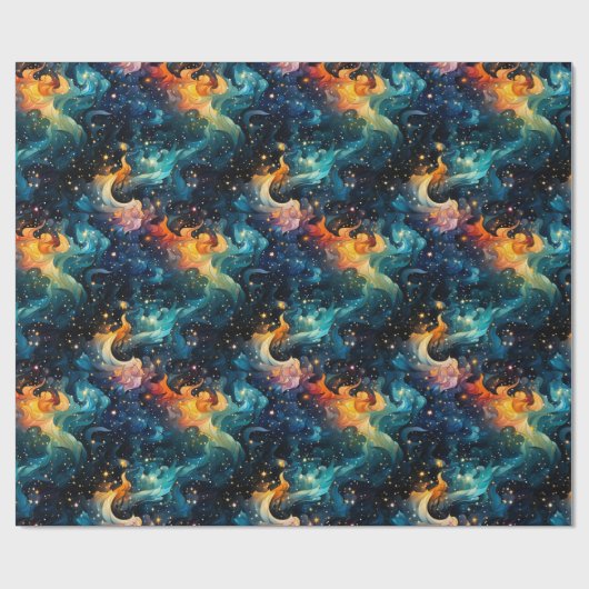 Kunstmelkweg Cadeaupapier (Vlak)