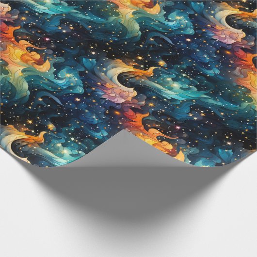 Kunstmelkweg Cadeaupapier (Hoek)