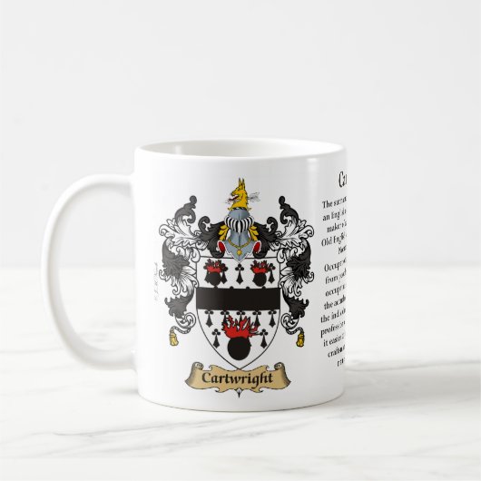 Kunstmembraan (crème) met cartwright koffiemok (Links)