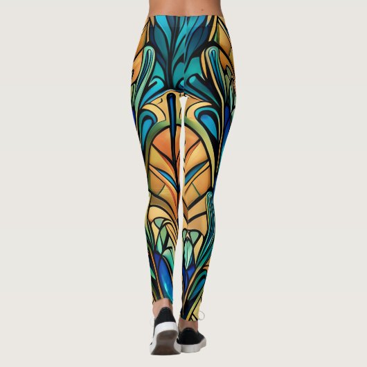 Kunstmodel Leggings (Achterkant)