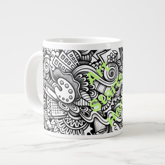 Kunstmok Grote Koffiekop (Links)