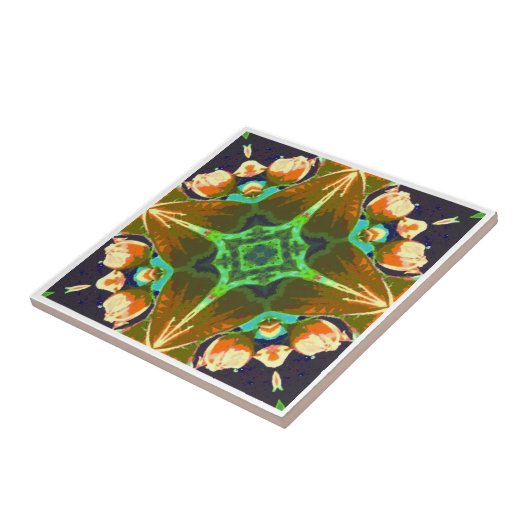 Kunstmolen en stijfselementen tegeltje (Zijkant)