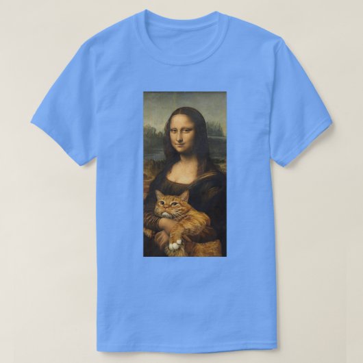 Kunstmona en kat t-shirt (Design voorkant)