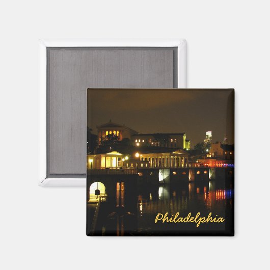 Kunstmuseum bij Nachtmagneet Magneet (Voorkant / Achterkant)