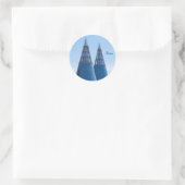 Kunstmuseum Bonn Ronde Sticker (Tas)