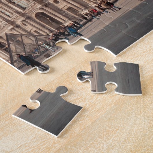 Kunstmuseum in Louvre | Landschap Parijs Legpuzzel (Zijkant)