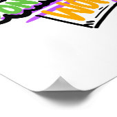 Kunstmuurschildkap Poster (Hoek)