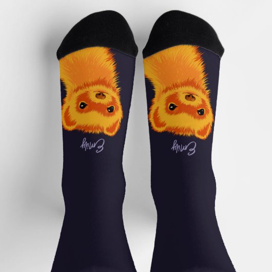 Kunstnaam "Cute ferret pet animal" Sokken (Top)