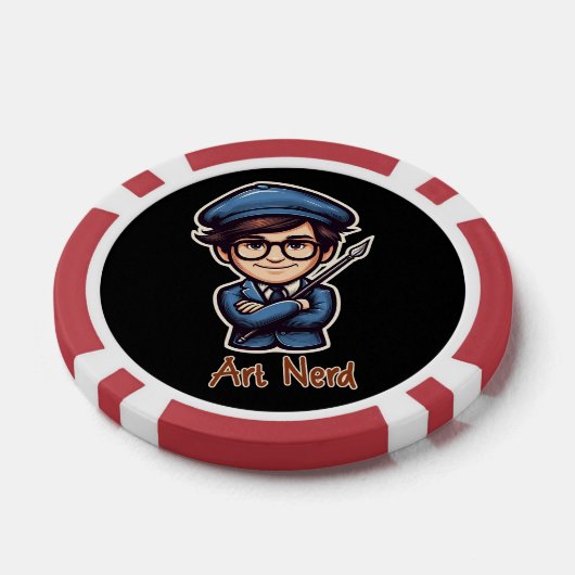 Kunstnerd Poker Chips (Enkel)