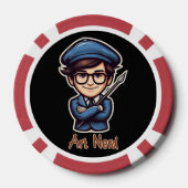 Kunstnerd Poker Chips (Achterkant)
