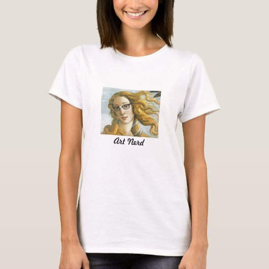 kunstnerd t-shirt (Voorkant)
