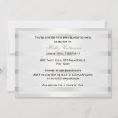 kunstnet Deco Plume Black White H Bachelorette Kaart (Achterkant)