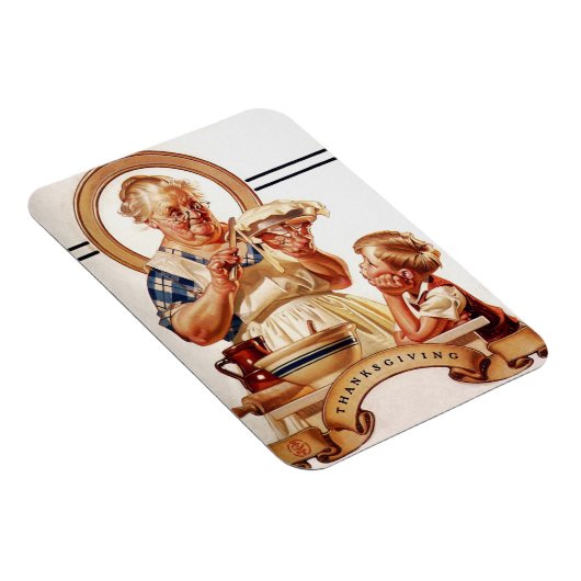  kunstnetten voor Thanksgiving Magneet (Rechterzijde)