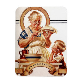 kunstnetten voor Thanksgiving Magneet