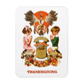  kunstnetten voor Thanksgiving Magneet (Verticaal)