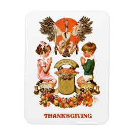  kunstnetten voor Thanksgiving Magneet