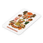kunstnetten voor Thanksgiving Magneet (Linkerzijde)