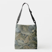 Kunstnieuw patroon van William Morris, , bel Crossbody Tas (Achterkant)