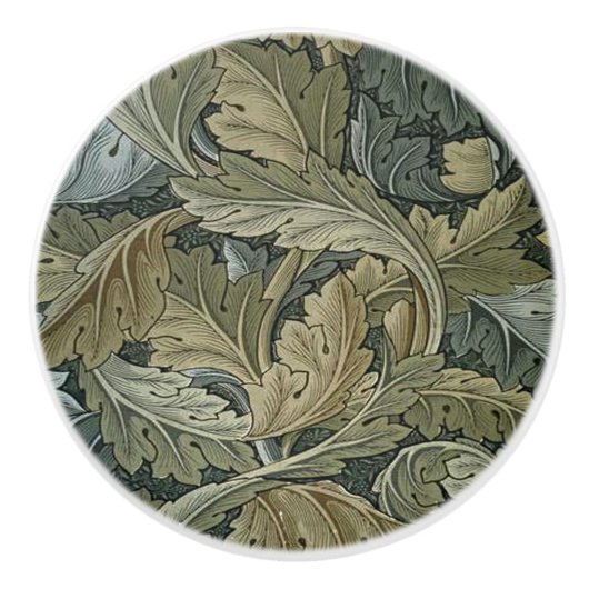 Kunstnieuw patroon van William Morris, , bel Keramische Knop (Voorkant)
