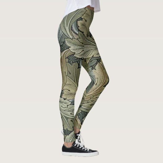 Kunstnieuw patroon van William Morris, , bel Leggings (Rechts)