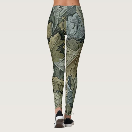 Kunstnieuw patroon van William Morris, , bel Leggings (Achterkant)