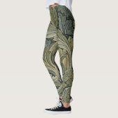 Kunstnieuw patroon van William Morris, , bel Leggings (Links)