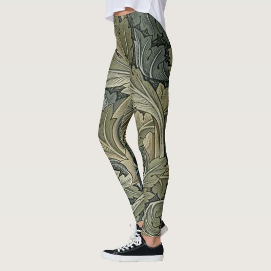 Kunstnieuw patroon van William Morris, , bel Leggings (Links)