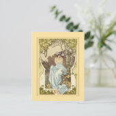 Kunstnieuw wenskaart. briefkaart (Staand voorkant)