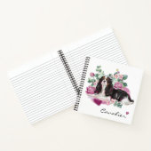 Kunstnotitieboek voor de kavalier | Roze bloem Notitieboek (Binnen)