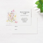 KUNSTONDERNEMING EN TITEL KAARTEN VISITEKAARTJE (Bureau)