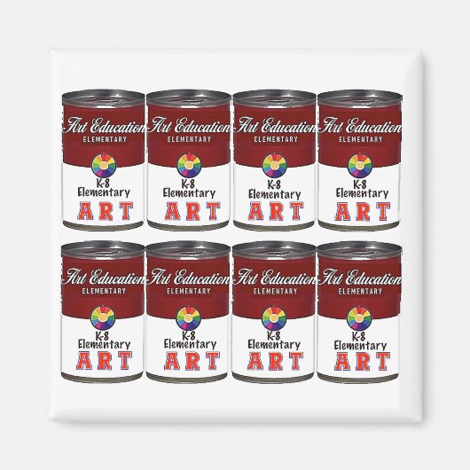 Kunstonderwijs, Pop Kunst - Magneet (Voorkant)