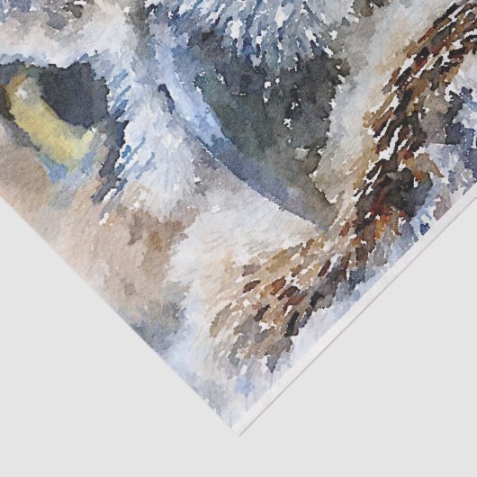 Kunstontbinding van artistieke Waterverf Tissuepapier (Detail)