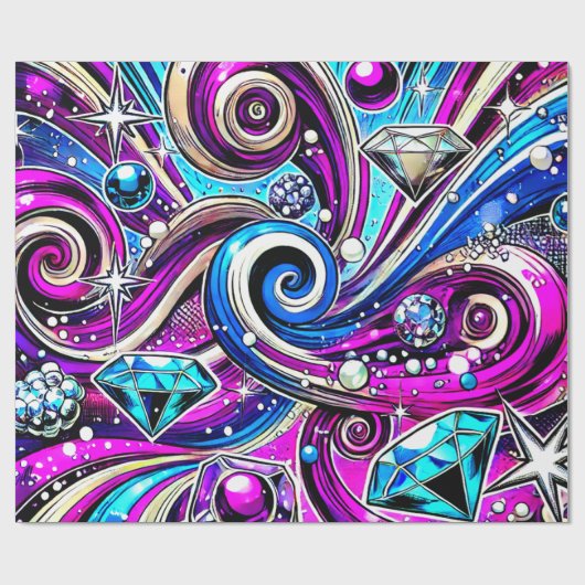 Kunstontwerp Cadeaupapier (Vlak)