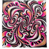 Kunstontwerp Douchegordijn (Voorkant)