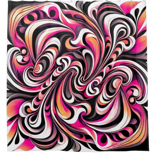 Kunstontwerp Douchegordijn (Voorkant)