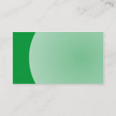 Kunstontwerp - groen - groen visitekaartje (Achterkant)