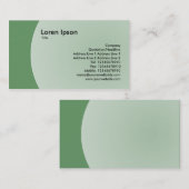 Kunstontwerp - Groen leger Visitekaartje (Voorkant / Achterkant)