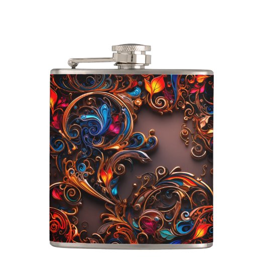 Kunstontwerp Heupfles (Voorkant)