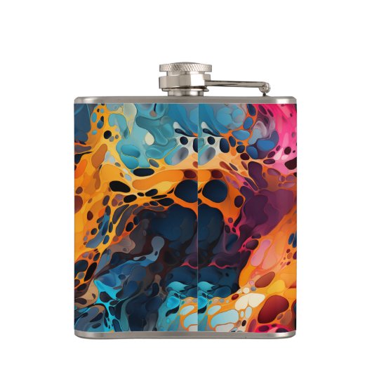 Kunstontwerp Heupfles (Achterkant)