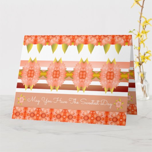 Kunstontwerp in pagina kaart (Gele Bloem)