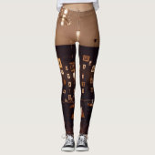 Kunstontwerp Leggings (Voorkant)