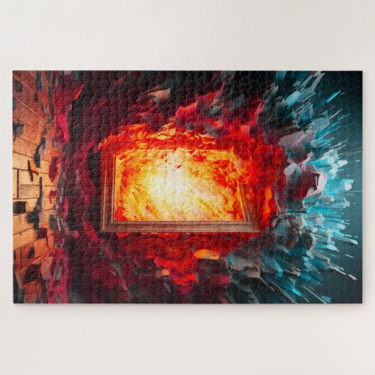 Kunstontwerp Legpuzzel (Horizontaal)